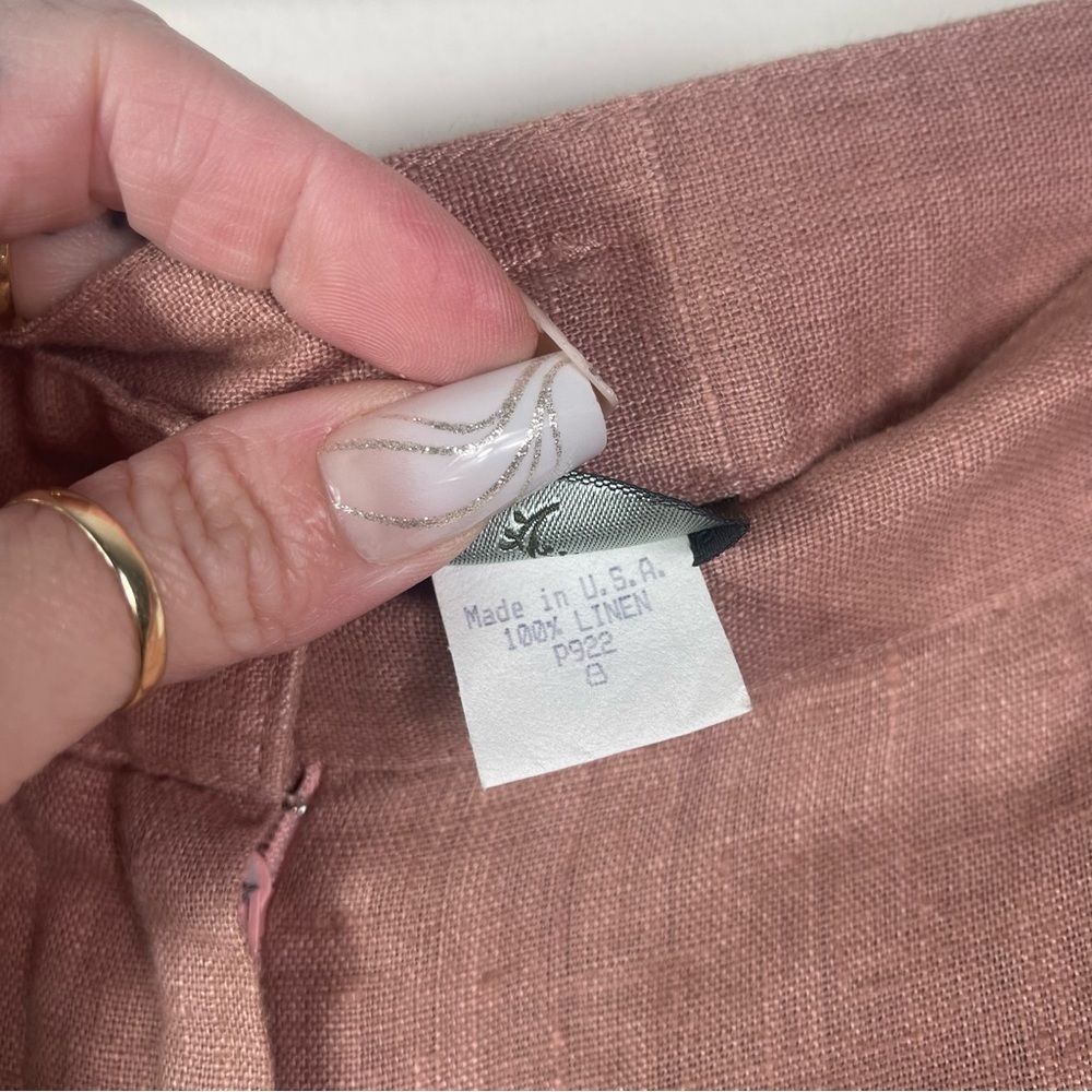 Linen Wide Leg Pants - Picture 3 of 5